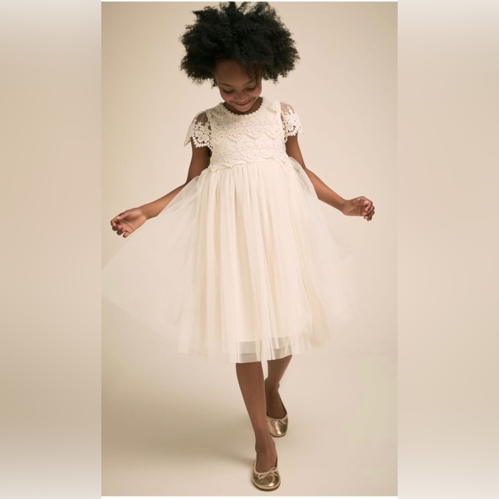 BHLDN Kala dress IVORY girls size 8